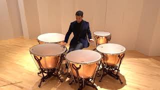 TIMPANI SOLO ETUDE 1 – SCHERZO BY TOM FREER [upl. by Anelrahc]