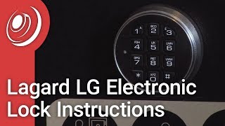 Lagard LG Basic II Digital Electronic Lock Instructions [upl. by Corsiglia575]