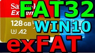 How To Format A Sandisk Extreme 128GB Micro SD Memory Card In Windows FAT32 Included Explained [upl. by Juliette]