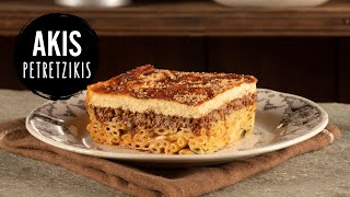 Pastitsio Greek Baked Pasta  Akis Petretzikis [upl. by Assyla32]