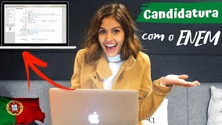 Como se candidatar para a faculdade em PORTUGAL com o ENEM tutorial [upl. by Laughlin500]