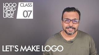 Lets Make Logo  Logo Design Course Class 7 in Urdu  Hindi [upl. by Iago]