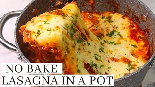 LASAGNA IN A POT  NO BAKE FILIPINO  STYLE RECIPE [upl. by Ingvar]