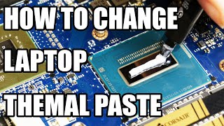 BEGINNERS GUIDE How To Change Laptop Thermal Paste [upl. by Adnirb872]