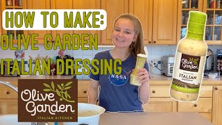 How To Make OLIVE GARDEN ITALIAN DRESSING [upl. by Aynwad]