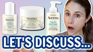 Aveeno Calm  Restore for DRY OILY amp SENSITIVE SKIN Dr Dray [upl. by Aicined]