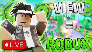 🔴 GIVING ROBUX TO VIEWERS  PLS DONATE LIVE Roblox Giveaway [upl. by Pond]