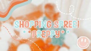 100 robux SHOPPING SPREE PREPPY [upl. by Neerihs]