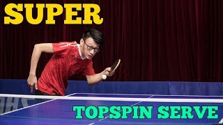 Learning Incredible Hook Serve Super Topspin [upl. by Arbba]