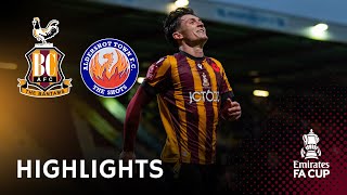 MATCH HIGHLIGHTS Bradford City v Aldershot Town [upl. by Eintroc542]