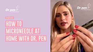 How to Microneedle at Home with the Dr Pen M8 [upl. by Peppie942]