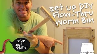 How To Set Up A Flow Through Worm Composter [upl. by Ardnoek]