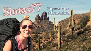 Hiking the Superstition Mountains  Desert Backpacking in Arizona [upl. by Ytsirk61]