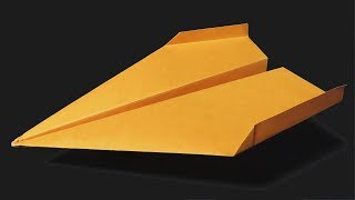 como hacer un avión de papel fácil que vuela mucho y lejos paper airplane [upl. by Lavinie]