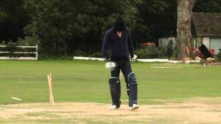 Kevin Pietersen plays cricket blindfolded  Exclusive [upl. by Tonjes]