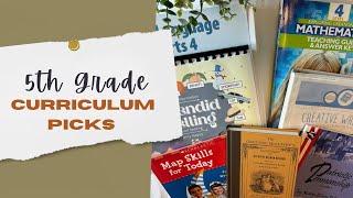 5th Grade Curriculum Picks [upl. by Ellednahc237]