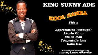 KING SUNNY ADEAPPRECIATION KOOL SAMBA ALBUM [upl. by Fleurette]