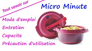 Micro minute  Cocotte microonde tupperware [upl. by Wallach471]