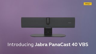 Introducing Jabra PanaCast 40 VBS [upl. by Rabah]