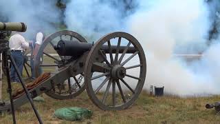 Civil War Parrott cannon long range targets [upl. by Valdas]