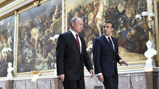 REPLAY  Emmanuel Macron et Vladimir Poutine au Château de Versailles [upl. by Leaffar]