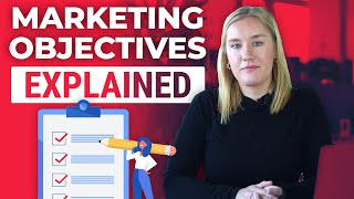 Marketing Objectives Explained  10 Examples [upl. by Verger]