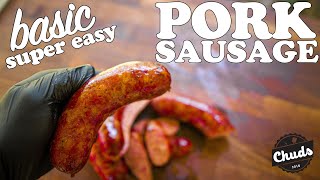 Pork Sausage for Beginners  Chuds BBQ [upl. by Llehsem]