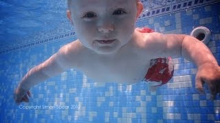 Baby Swimming Underwater [upl. by Audris]