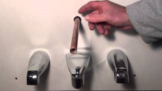 How to remove and replace a tub spout Different Types Plumbing Tips [upl. by Silvio58]