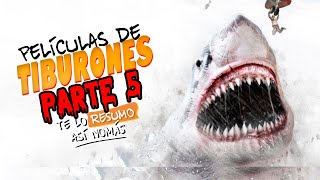 3 Películas De Tiburones  Uno De Hielo Otro Fantasma y Un Hombre Tiburón  TeLoResumo [upl. by Marius]