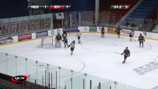 RPI ACHA Hockey vs Merrimack College [upl. by Yorel830]