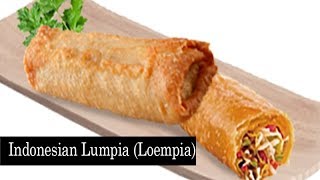 Indonesian Lumpia Loempia [upl. by Aicen]