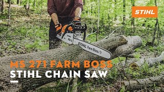 STIHL MS 271 FARM BOSS® Chain Saw  Product Feature [upl. by Colley]