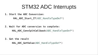 SMT32 ADC Interrupts with STM32CubeIDE [upl. by Entroc]