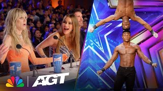 4 SURPRISING acts that STUNNED the judges  AGT 2023 [upl. by Cyrillus962]