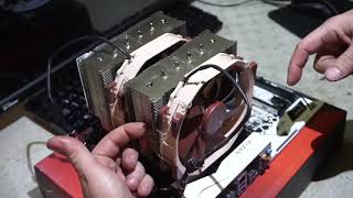 How to remove a Noctua NHD15 CPU Cooler [upl. by Nojad]