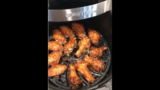 Air Fryer Chicken Wings shorts  Gourmia [upl. by Ettenajna]