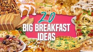 20 Breakfast Recipes for a Crowd  Holiday Breakfast and Brunch Recipe Compilation [upl. by Kayla]