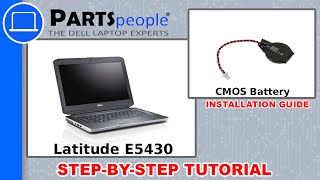 Dell Latitude E5430 P27G001 CMOS Battery HowTo Video Tutorial [upl. by Byran]