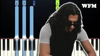 RealestK  WFM Piano Tutorial [upl. by Aihpos]