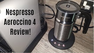 Nespresso Aeroccino 4 Milk Frother Review  Worth upgrading from the Aeroccino 3 [upl. by Rodolph489]