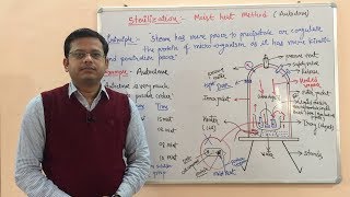 Sterilization Technique  Moist Heat Sterilization By Autoclave  Autoclave Working Principle [upl. by Nnairb]