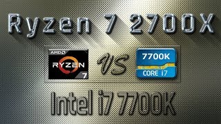 Ryzen 7 2700X vs i7 7700K Benchmarks  Gaming Tests Review amp Comparison [upl. by Aicenav]