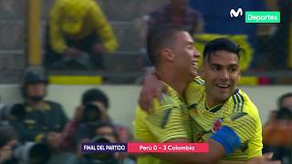 Perú vs Colombia 03 RESUMEN y GOLES del partido amistoso internacional [upl. by Shien]