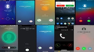 10 phones incoming callVarious ringtones [upl. by Etnaihc]