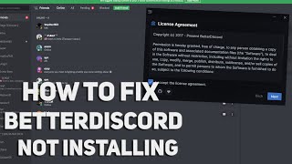 How to Fix Better Discord Not Installing 2021 Guide [upl. by Alyal]