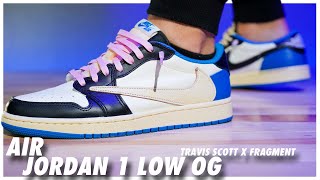 Air Jordan 1 Low Travis Scott X Fragment [upl. by Cenac26]