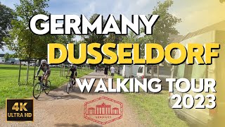 DÜSSELDORF  GERMANY Walking Tour PART1 🇩🇪 2023 4K Full HD [upl. by Otrebilif]