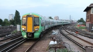 South West Trains and Southern Action at Clapham Junction UK [upl. by Adler]