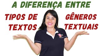 GÊNEROS E TIPOS TEXTUAIS [upl. by Bowne99]